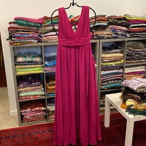 Magenta formal dress